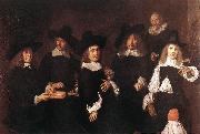 HALS, Frans Regents of the Old Men's Almshouse oil painting artist